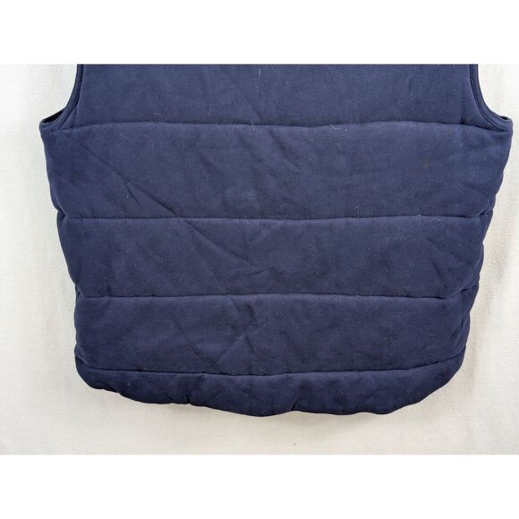 Polo Ralph Lauren Quilted Snap Button Vest Navy Blue Men's Size XL - Picture 13 of 13